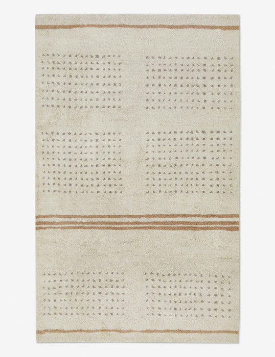 Rina Hand-Knotted Wool-Blend Moroccan Rug