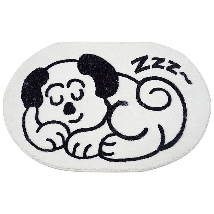 Sleeping Dog Bath Mat