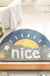 Feblilac Semicircle Sun and Cloud Bath Mat, Have A Nice Day Mat