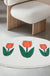 Three Little Flower Bath Mat