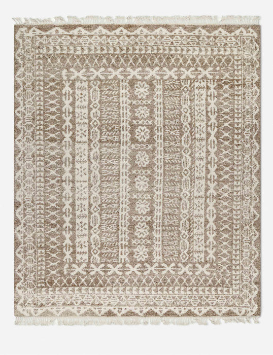 Soret Hand-Knotted Wool Morrocan Style Rug