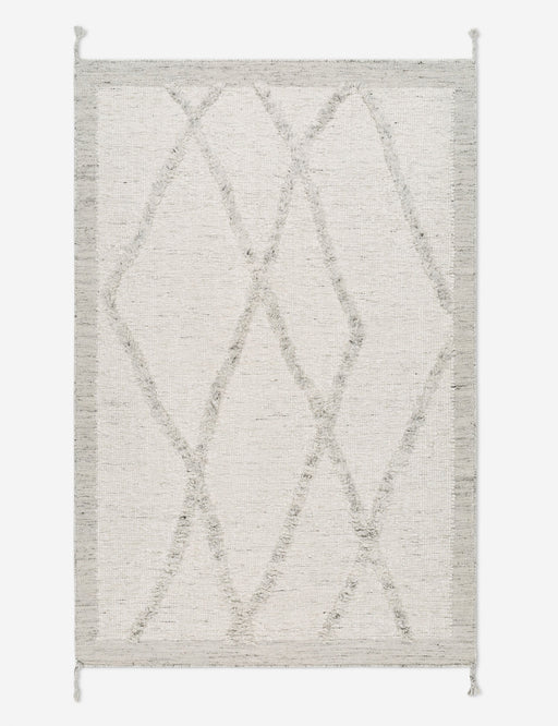 Tavares Hand-Knotted Wool Morrocan Style Rug