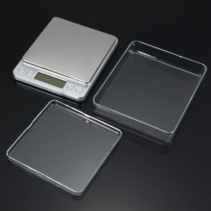 DANIU  2kg/0.1g Stainless Steel Jewelry Digital Scale Gold Silver Coin Gram Pocket