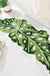 Feblilac Monstera Green Leaf Tufted Bath Mat