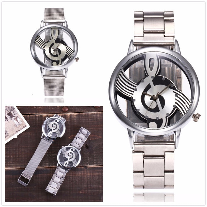 Women's Hollow Music Note Fashion Watch - Okeihouse