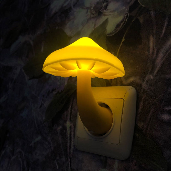 Led Mushroom Wall Socket Lamp - Okeihouse