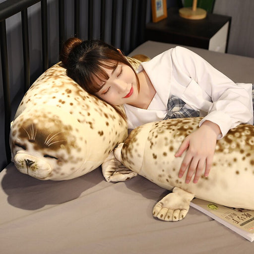 Giant 3D Sea Lion Plush Animal Toys - Okeihouse