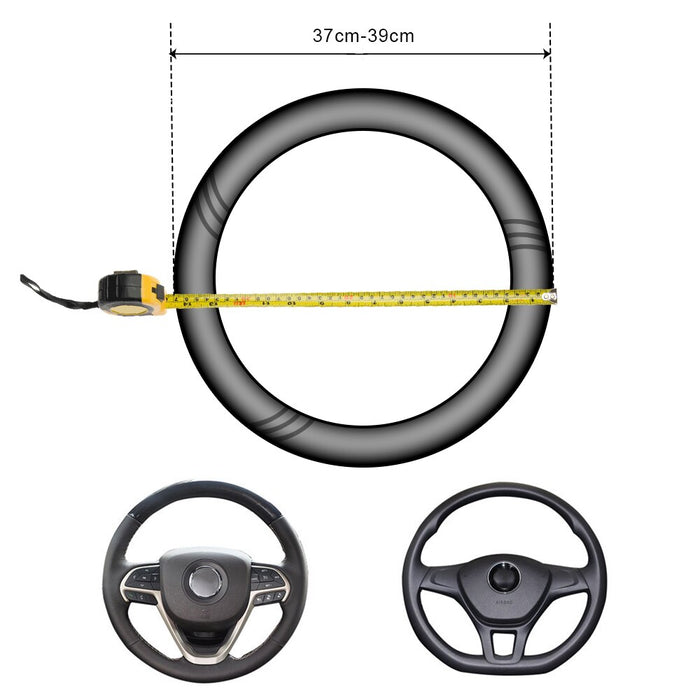 Carbon Fiber Car Steering Wheel Cover - Okeihouse