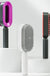 Self Cleaning Anti-Static Hair Brush - Okeihouse