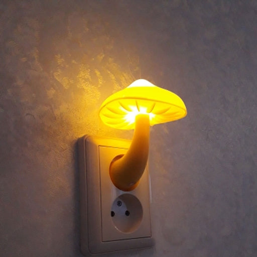 Led Mushroom Wall Socket Lamp - Okeihouse