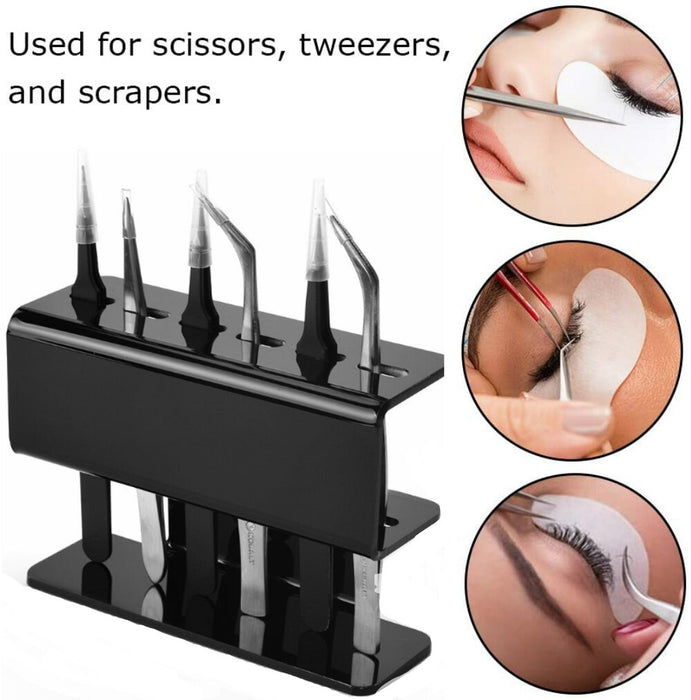 Acrylic Eyelash Tweezers Holder - Okeihouse