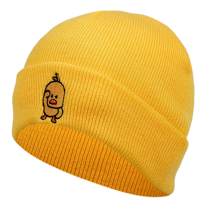 Casual Little Yellow Duck Beanie - Okeihouse