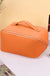 Large-Capacity Leather Cosmetic Bag - Okeihouse