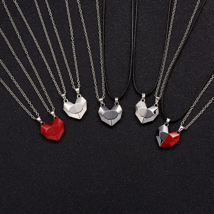 Korean Fashion Magnetic Couple Necklace - Okeihouse