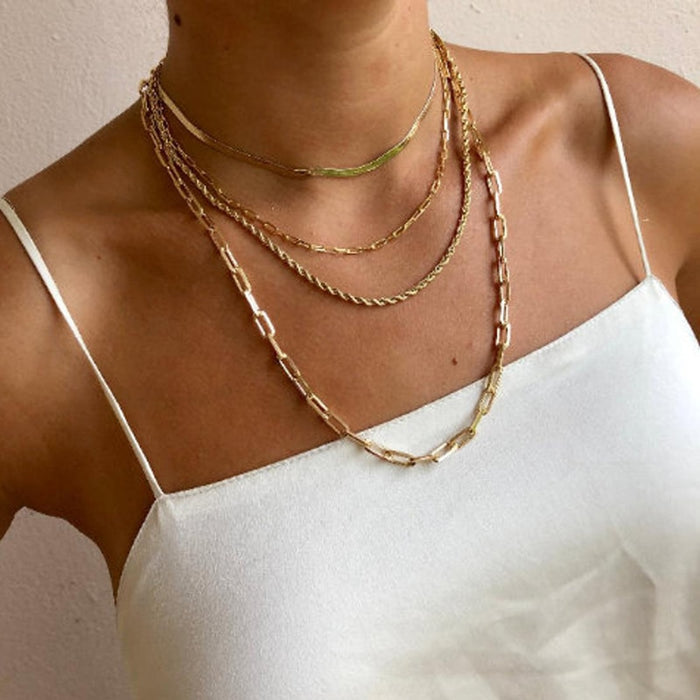 Rope Chain Women Necklace - Okeihouse