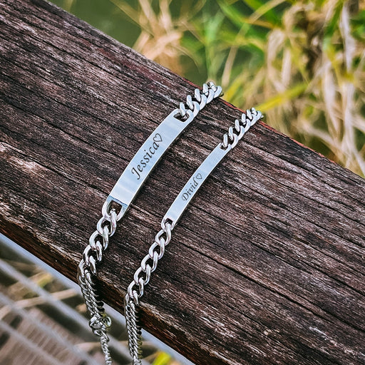 Stainless Steel Couple Bracelet - Okeihouse