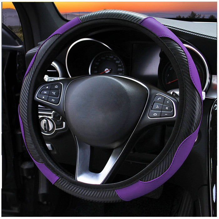 Carbon Fiber Car Steering Wheel Cover - Okeihouse