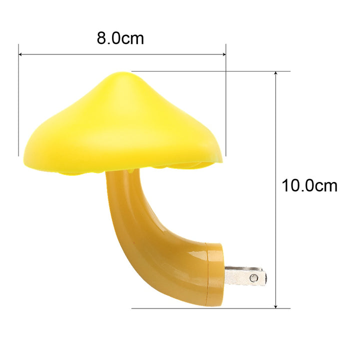 Led Mushroom Wall Socket Lamp - Okeihouse