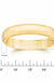 14K Solid Gold 4mm Unisex Wedding Band - Okeihouse