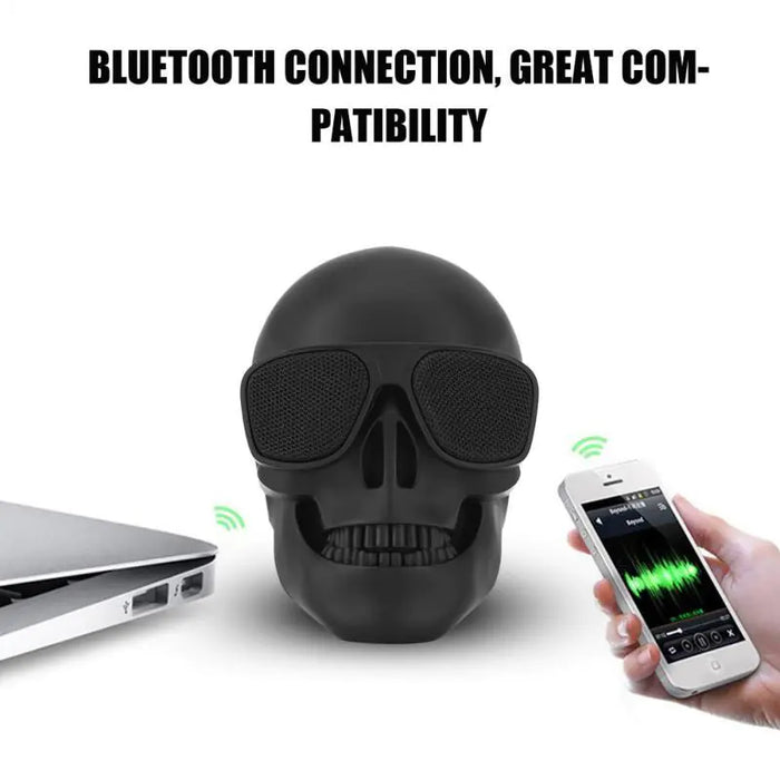 Skull Head Portable Bluetooth Speaker