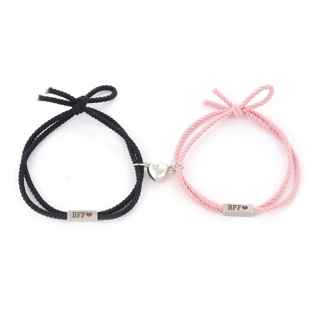 Couple Magnet Hand Woven Rope Bracelets - Okeihouse