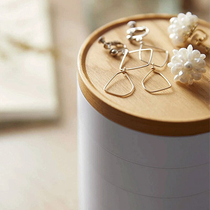 Nordic 5 Layers Rotatable Jewelry Box - Okeihouse