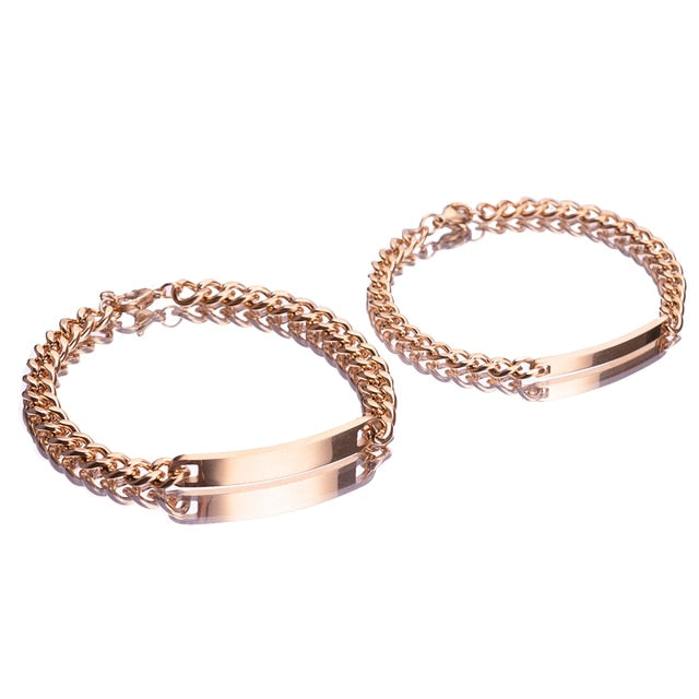 Stainless Steel Couple Bracelet - Okeihouse