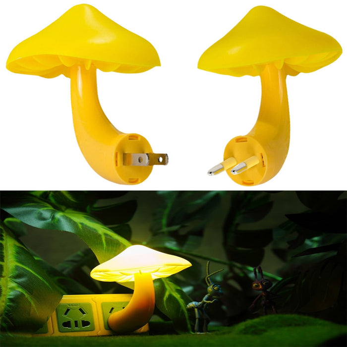 Led Mushroom Wall Socket Lamp - Okeihouse