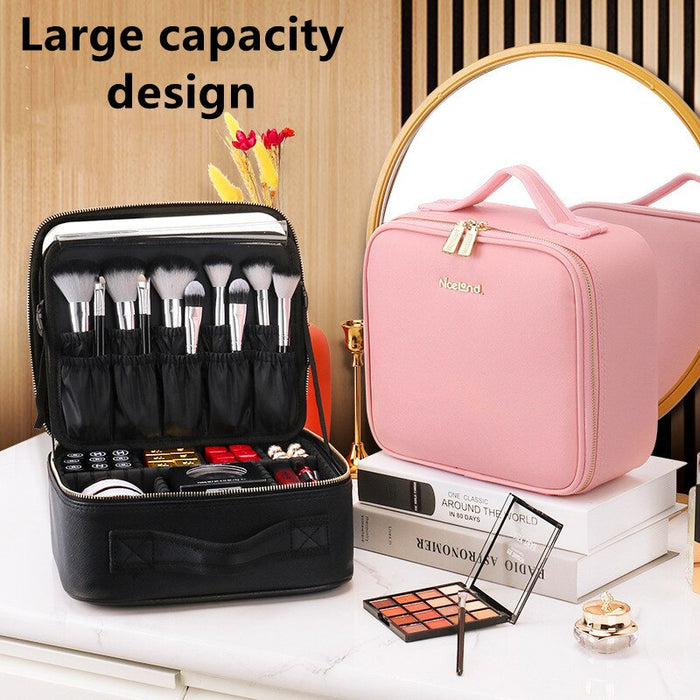 Smart  LED Cosmetic Case with Mirror - Okeihouse