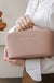 Large-Capacity Leather Cosmetic Bag - Okeihouse