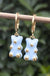 Cute Acrylic Gummy Bear Dangle Earrings - Okeihouse