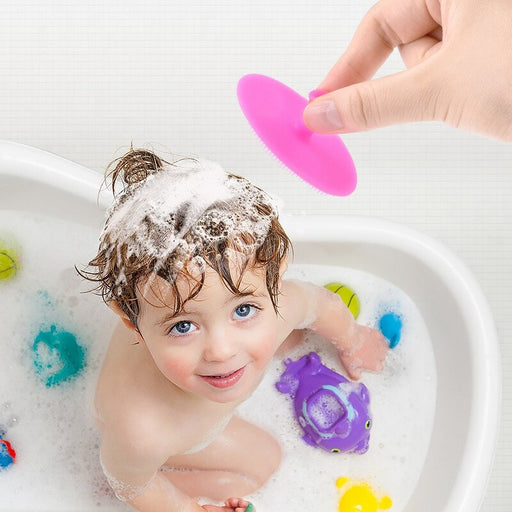 Silicone Soft Baby Bath Massage Brush - Okeihouse