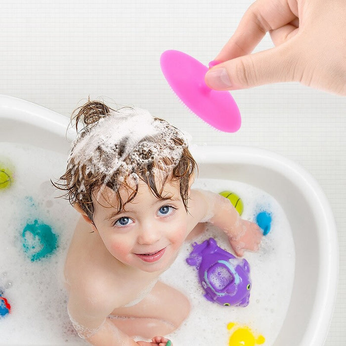 Silicone Soft Baby Bath Massage Brush - Okeihouse