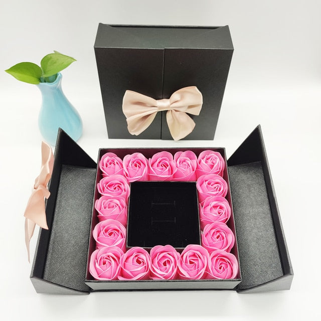 Artificial Rose Flower Gift Box - Okeihouse