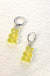 Cute Acrylic Gummy Bear Dangle Earrings - Okeihouse