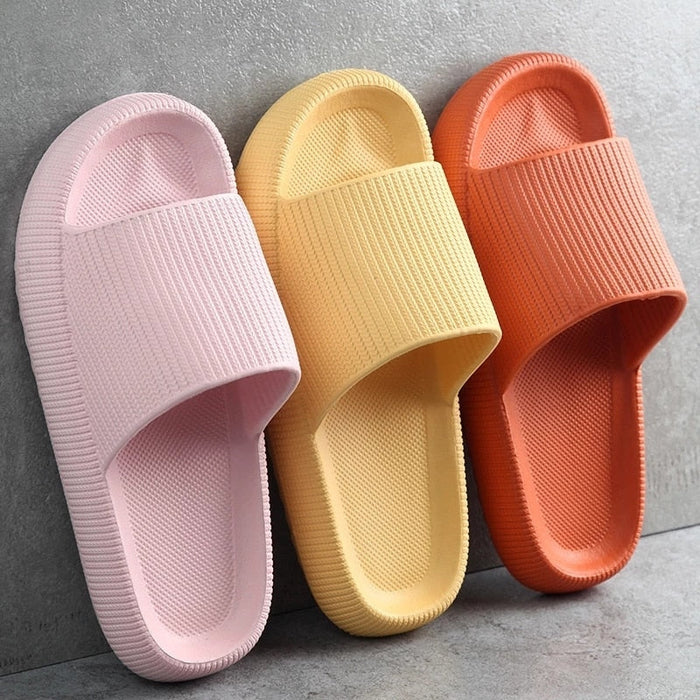 Thick Platform Bathroom Home Slippers Women Fashion Soft Sole - Okeihouse