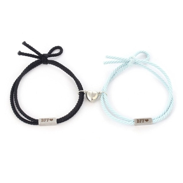 Couple Magnet Hand Woven Rope Bracelets - Okeihouse