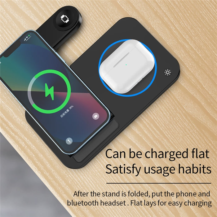 4 in 1 Foldable Wireless Charging Station - Okeihouse