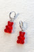 Cute Acrylic Gummy Bear Dangle Earrings - Okeihouse