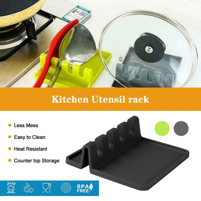 Silicone Utensil Rest + Drip Pad - Okeihouse