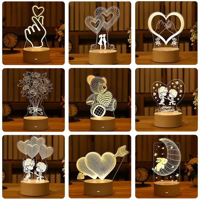 Acrylic Led Night Light - Okeihouse