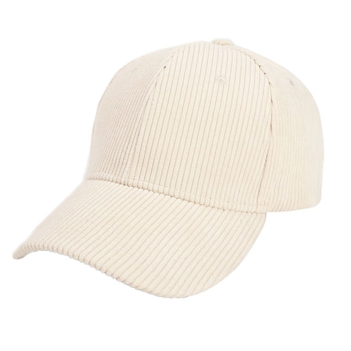 Summer Solid Corduroy Baseball Caps - Okeihouse