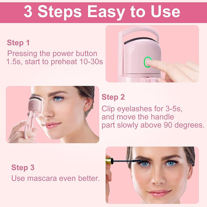 USB Rechargeable Electric Eyelash Curlers - Okeihouse