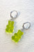 Cute Acrylic Gummy Bear Dangle Earrings - Okeihouse