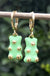 Cute Acrylic Gummy Bear Dangle Earrings - Okeihouse