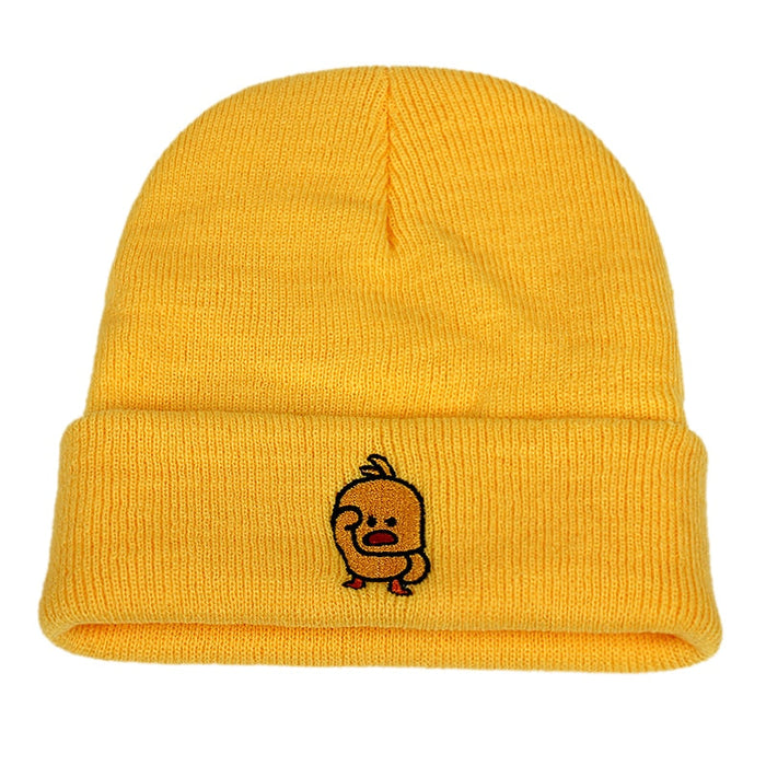 Casual Little Yellow Duck Beanie - Okeihouse