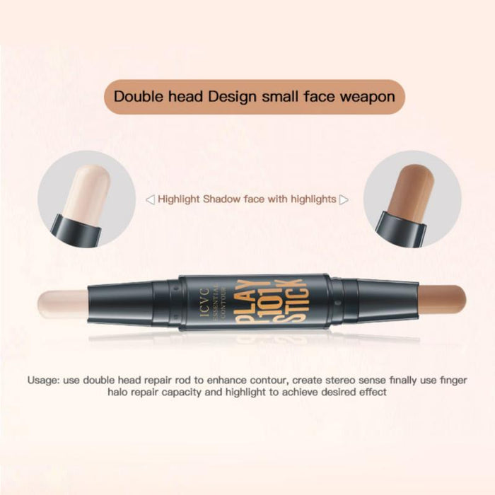 1pc Double Head Face Highlighter Makeup