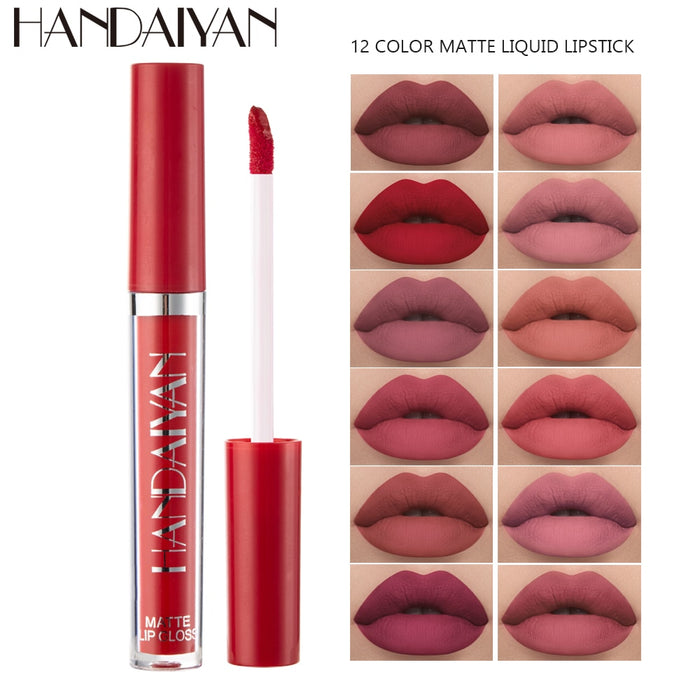 6PC Matte Velvet Lip Gloss Set - Okeihouse