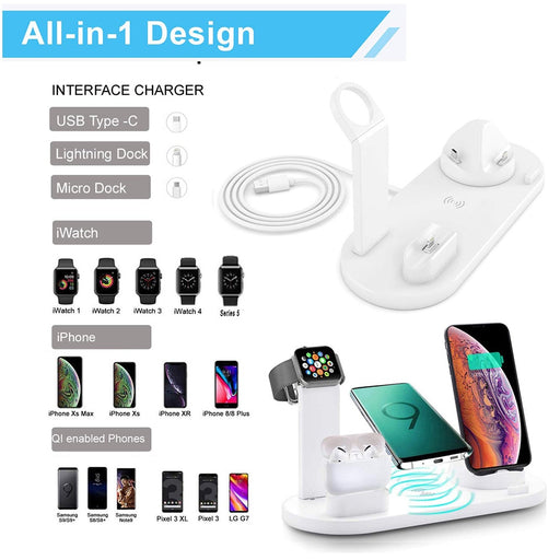 7 in 1 Wireless Charger with Stand - Okeihouse