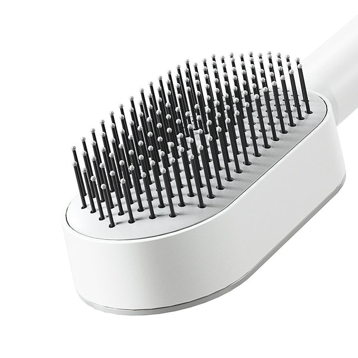 Self Cleaning Anti-Static Hair Brush - Okeihouse